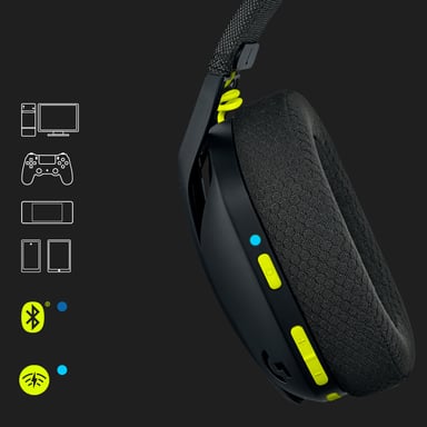 Logitech G G435 Auricolare senza fili Auricolare Bluetooth Nero