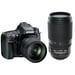Nikon D610 + AF-S NIKKOR 24–85mm f/3.5-4.5G ED VR + AF-S VR Zoom-NIKKOR 70-300mm f/4.5-5.6G IF-ED + 32GB Kit d'appareil-photo SLR 24,3 MP CMOS 6016 x 4016 pixels Noir