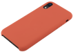 Coque en Gel de Silicone Doux pour Apple iPhone XR, Orange ardent