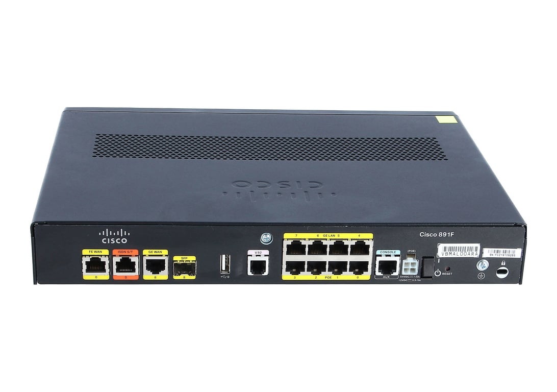 Cisco C891F K9 Routeur connecté Gigabit Ethernet Neuf