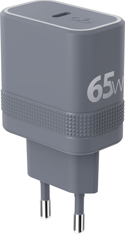 Chargeur USB C Cube 65W Power Delivery UltraGaN Gris + Garantie à vie Force Power - Neuf