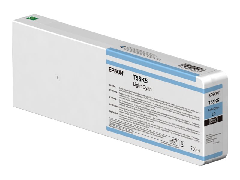 EPSON Singlepack Light Cyan T55K500 UltraChrome HDX/HD - Neuf