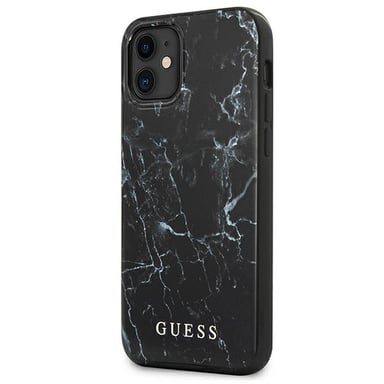 Funda Guess para iPhone 12 mini 5.4'' Negro jaspeado