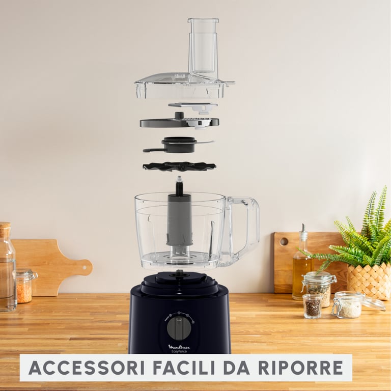 Robot Multifonction Moulinex Easy Force FP242810 – 800 Watt, 15 Fonctions - vue 4