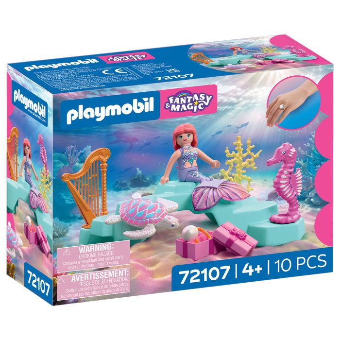 Playmobil Fantasy & Magic 72107 Buffet de mariage des sirènes - vue 3