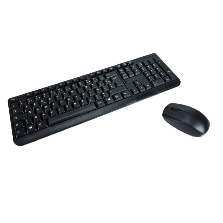 Ensemble clavier et sans fil MCL AZERTY 1200 dpi - vue 2