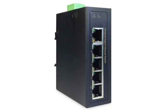Digitus Switch réseau Gigabit Ethernet 5 ports,Industrial, Unmanaged
