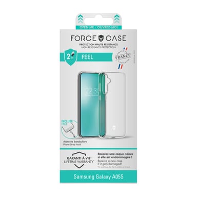 BIG BEN FCFEELGA05ST coque de protection pour téléphones portables 17 cm (6.7'') Housse Transparent Samsung Galaxy A05s