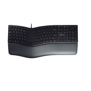CHERRY KC 4500 ERGO clavier Universel USB QWERTY Anglais américain Noir - Neuf