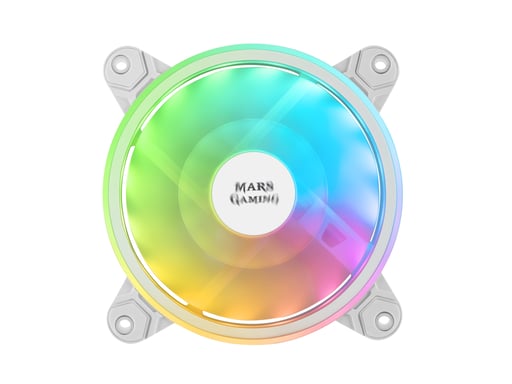 Mars Gaming MFX Carcasa del ordenador Enfriador 12 cm Blanco