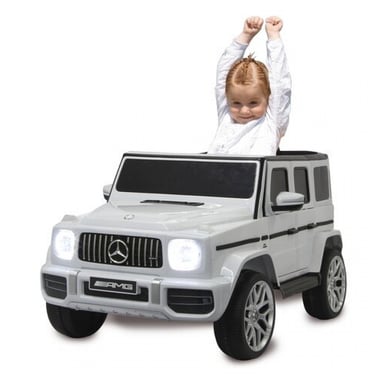 Mercedes-Benz AMG G 63 Blanco Vehículo eléctrico para niños