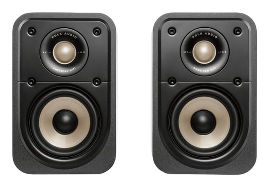 Signature Elite ES10 – Paire d'Enceintes Hi-Fi Bibliothèque 100W – Noir