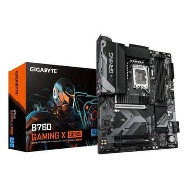 Placa Base Gigabyte B760 Gaming X GEN5 Intel B760 LGA 1700 DDR5 ATX PCIe 5.0 256GB 2.5GbE M.2 RAID