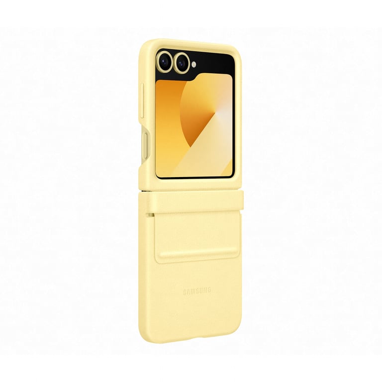 Samsung Coque Premium Jaune Galaxy Z Flip6 - vue 6