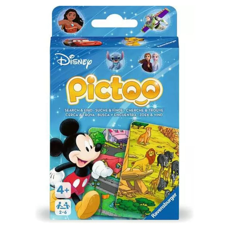 Jeu de cartes Pictoo Disney - Cherche et Trouve - Ravensburger pour enfants - Neuf