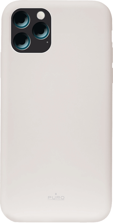 Coque semi-rigide grise Icon Puro pour iPhone 11 Pro