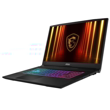 MSI Katana 17 HX B14WFK-002FR Intel® Core™ i7 i7-14650HX Ordinateur portable 43,9 cm (17.3'') Quad HD 32 Go DDR5-SDRAM 1 To SSD NVIDIA GeForce RTX 5060 Wi-Fi 6E (802.11ax) Windows 11 Home Noir