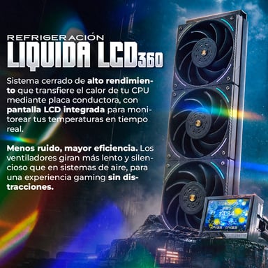 PC Gaming Racing Sigma Intel i9-12900KF 32GB RAM, RTX 5070 12GB, SSD M.2 2TB, Raffreddamento Liquido 360mm, Windows 11 Pro, WiFi