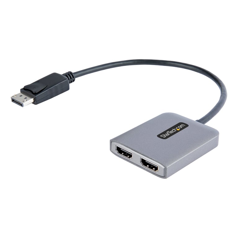 Hub DisplayPort HDMI Double StarTech.com Convertisseur DisplayPort Mâle vers HDMI