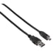 Cable USB 2.0, conector macho A - conector macho mini B (B5), 1,80 m, negro