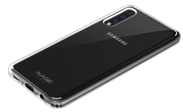 Guscio ibrido invisibile per Samsung Galaxy A50 2019, trasparente