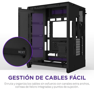 NZXT H9 Flow Midi Tower Negro