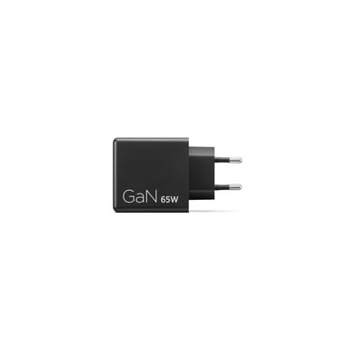 Chargeur secteur Lenovo G0A6065BEU GaN 65 W double USB-C avec câble 1,5 m Noir