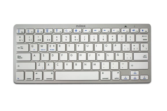 Nilox Teclado Bluetooth Silver