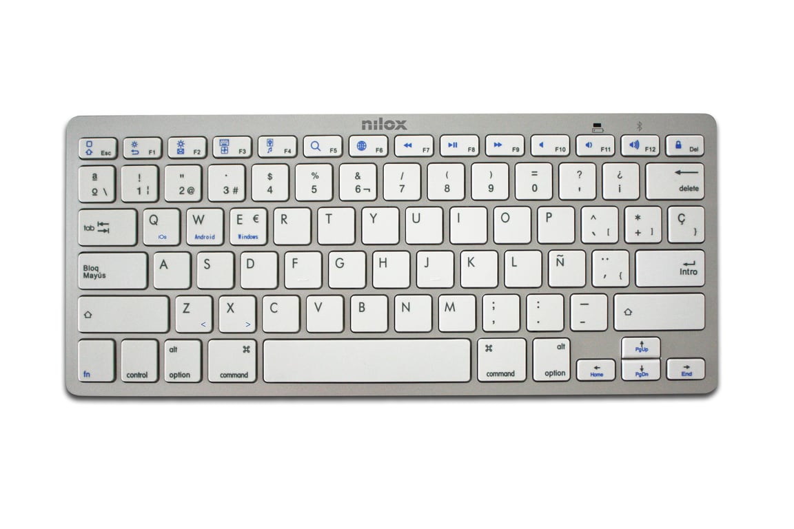 Nilox Nxkb01s Clavier Universel Bluetooth Qwerty Espagnole