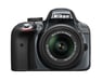 Nikon D3300 + Kit fotocamera reflex AF-S DX NIKKOR 18-55 mm 24,2 MP CMOS 6000 x 4000 pixel Antracite