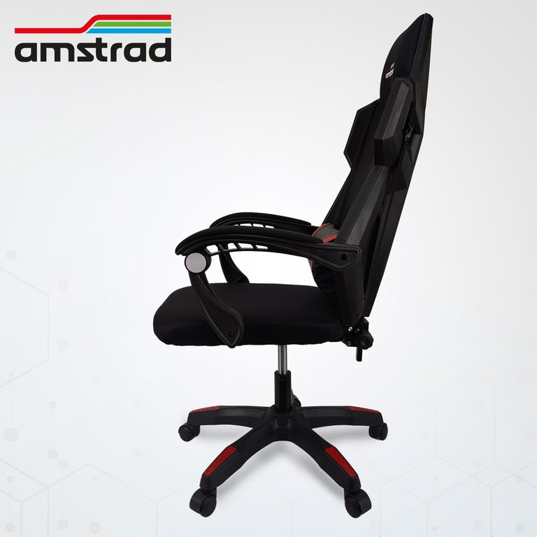 Amstrad ams-209 chaise de bureau ou gamer tissu type mesh - maille
