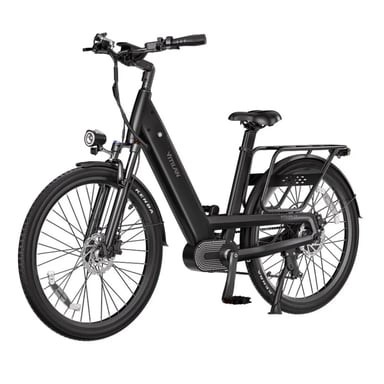 Bicicletta Elettrica Vitilan L5 | Velocità Massima 40 km/h | Autonomia 45 km | Motore 500W | Batteria 48V 15Ah | Pnei da 26 PolliciT | Nero