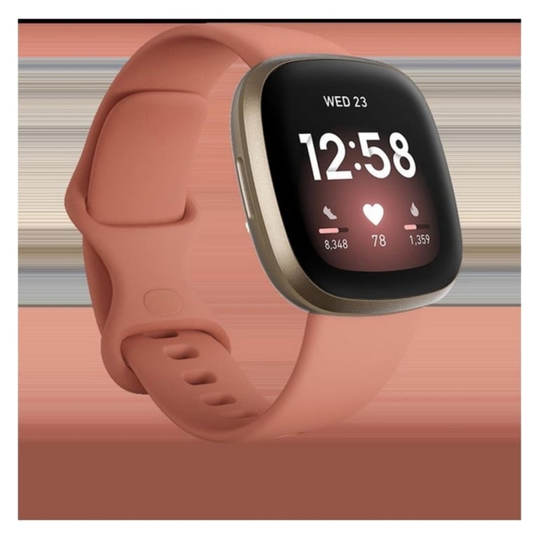 Bracelet connecté Fitbit Versa 3 AMOLED 40 mm GPS - Or