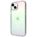 Coque pour iPhone 15 Plus MagSafe Iridescent Arc-en-ciel Multicolore