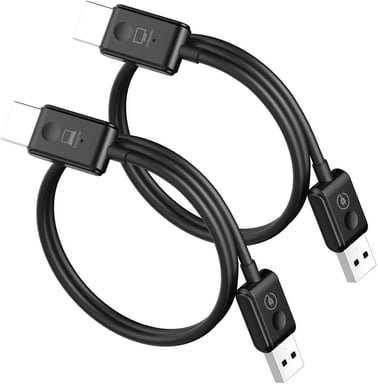 Dongle Extensor HDMI Inalámbrico MINIX H1, Transmisor y Receptor, Plug & Play, Alcance de hasta 50m/164ft, Sin Controlador, Transferencia de Video y Audio HD 1080P Sincronizada para Ordenador Portátil, PC, Cámara, Proyector.