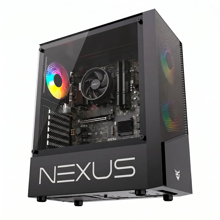 PC Racing Submariner - AMD Ryzen 7 5700G / 32 Go DDR4 / 1 To SSD NVMe + Écran 27  FullHD + Pack Gaming + Windows 11 Pro - Neuf