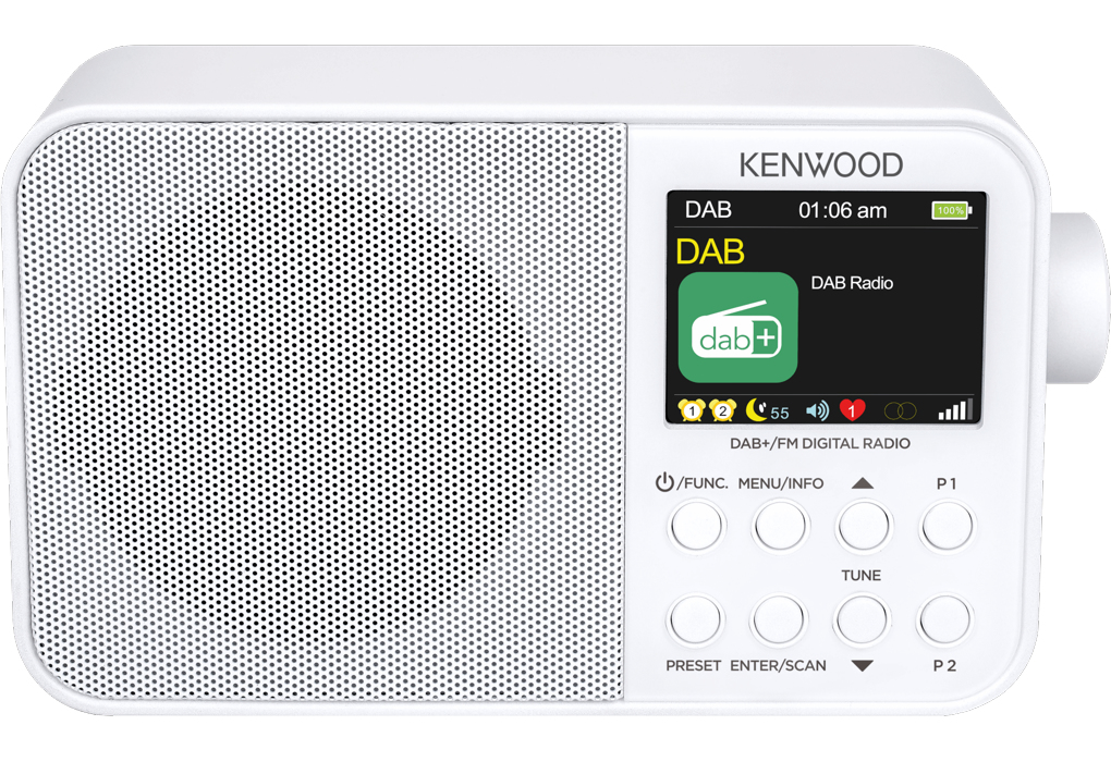 Kenwood CR M30DAB W Radio portable Numérique - vue 1