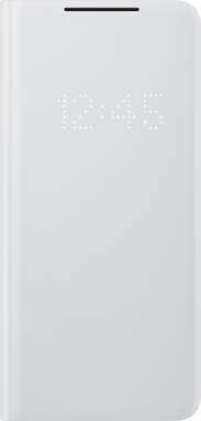 Folio LED View Cover Gris Clair pour Samsung G S21 Ultra 5G Samsung