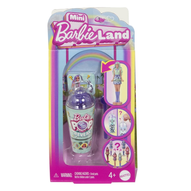 Poupée Mini-BarbieLand Pop Reveal Mattel JCR22 – Surprise et Éléments de Jeu Sensoriel - vue 3