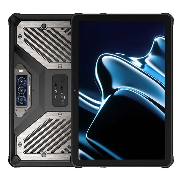 Oukitel RT0 Outdoor Tablette 12 Tablette robuste 11 1 pouces IP69 étanche NFC & GPS Avec housse Dual 5G SIM 25.000 mA Neuf