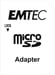 Emtec microSDXC 64GB Class10 Gold+ mémoire flash