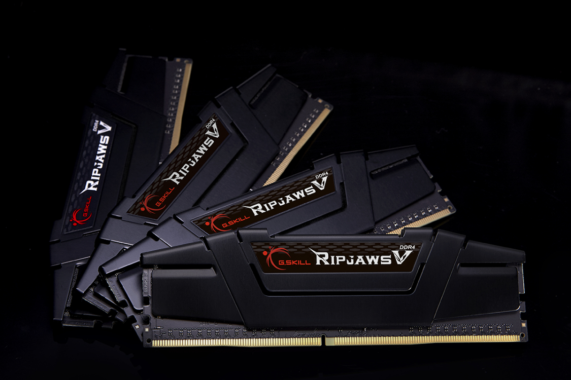 G.Skill Ripjaws V DDR4 kit : 4 x 8 Go DIMM 288 broches 3200 MHz / PC4 25600 CL16 1.35 V mémoire sans tampon non ECC classique - vue 3