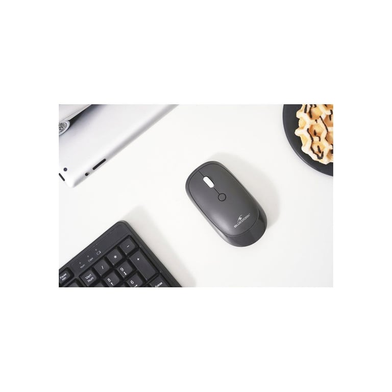Souris sans fil BLUESTORK OFFICE 35 PC Mac gris mat molette centrale - Neuf
