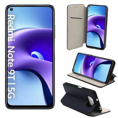 Xiaomi Redmi Note 9T 5G Etui / Housse pochette protection bleu
