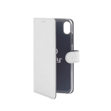 Celly Wally funda para teléfono móvil 15,5 cm (6.1'') Funda cartera Blanco