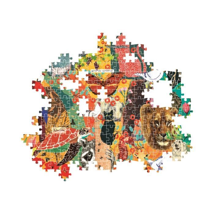 Puzzle Compact 1000 pièces : Animaux et Botanique Clementoni Puzzles - vue 7