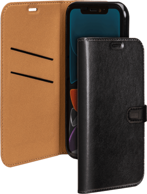 Folio iPhone 12 / 12 Pro Fermeture aimantée Fonction Stand Noir - Circuit court européen Bigben