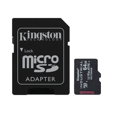 Tecnologia Kingston Industrial 64GB MicroSDXC UHS-I Classe 10