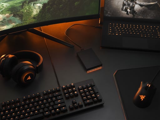 Disco duro externo Seagate Game Drive FireCuda 2000 GB Negro