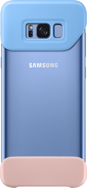 Coque Pop Cover Samsung EF-MG955CL transparente et bleue pour Galaxy S8 +